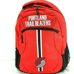 Portland Trail Blazers NBA Backpack Red FOCO Actio